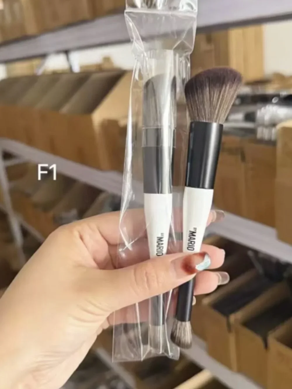 Makeup by Mario F1 Dual-Ended Contour and Blush Brush